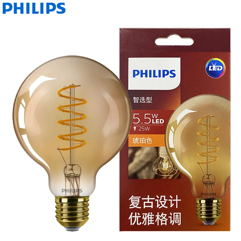 Philips Bulb Led Classic - Светодиодная лампа Philips G93 Classic Filament,