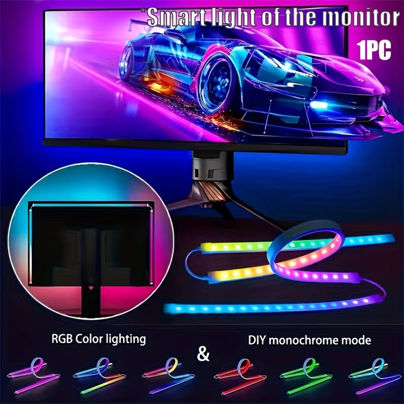 Ambient Led Strip - Светодиодная RGB-лента для игровых мониторов: подсветка