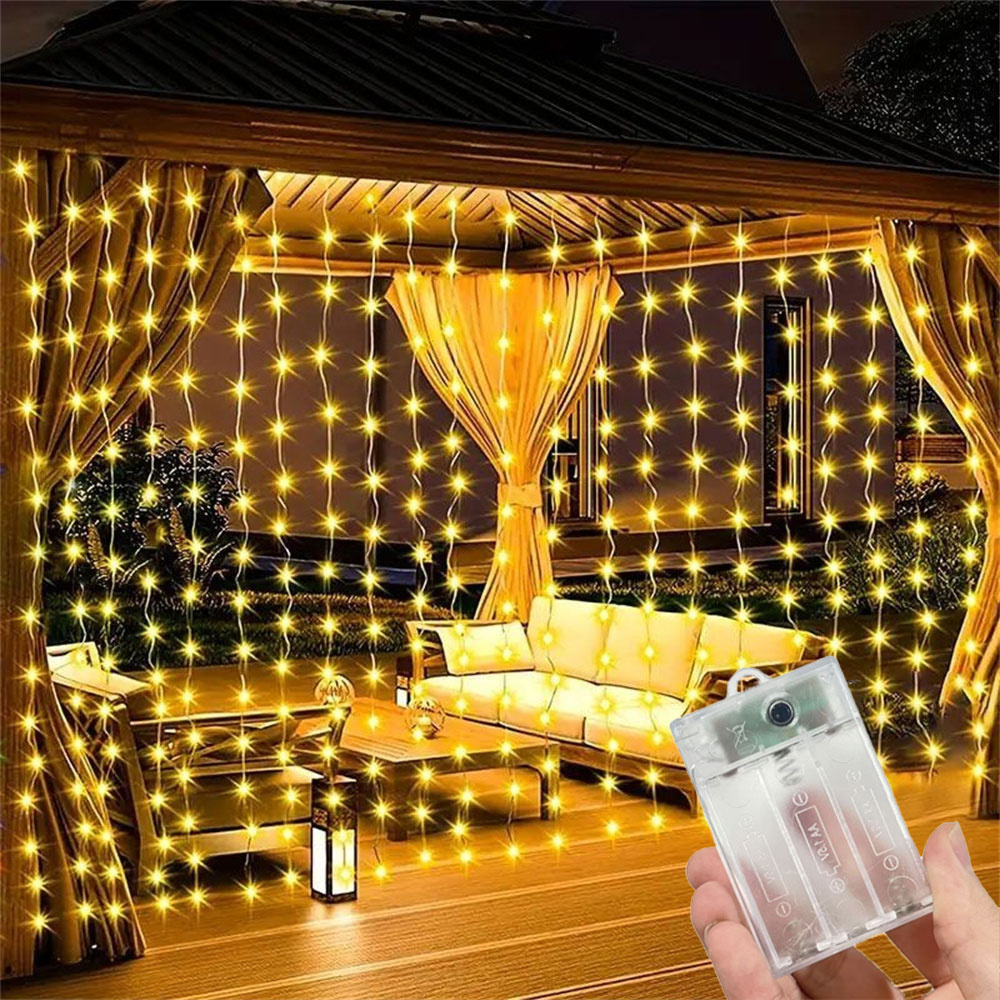 Fairy Light Curtain - Рождественское домашнее украшение 2026: светодиодная гирлянда-штора