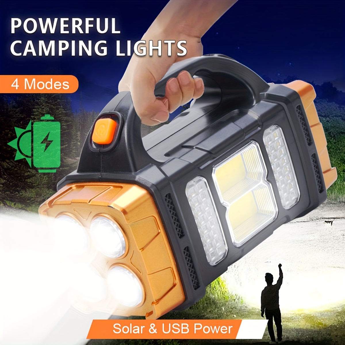 String Light Outdoor - Новый усовершенствованный перезаряжаемый мощный солнечный светодиодный