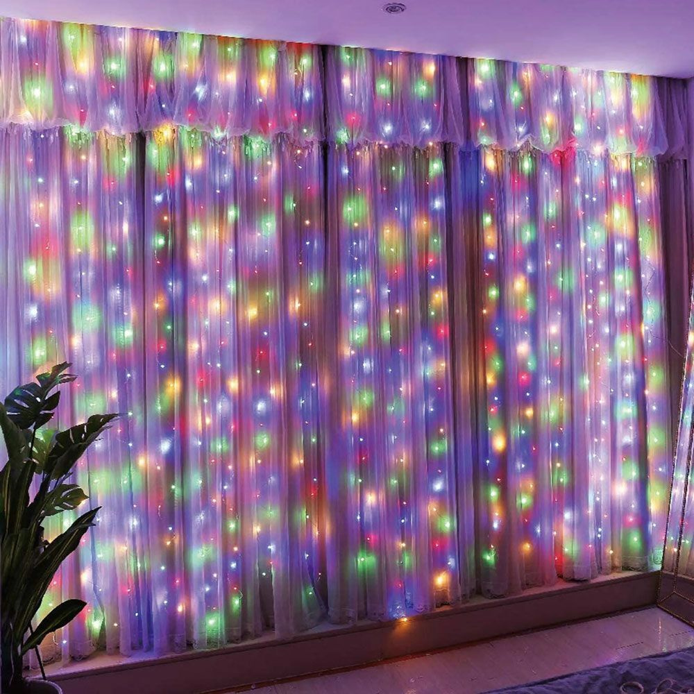 Светодиодная гирлянда-штора 3/ – обзор и цена Fairy Light Curtain