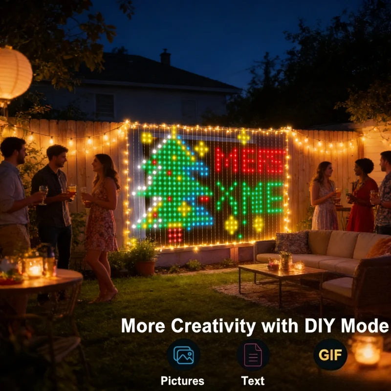 Умные светодиодные занавески н – обзор и цена Fairy Light Curtain