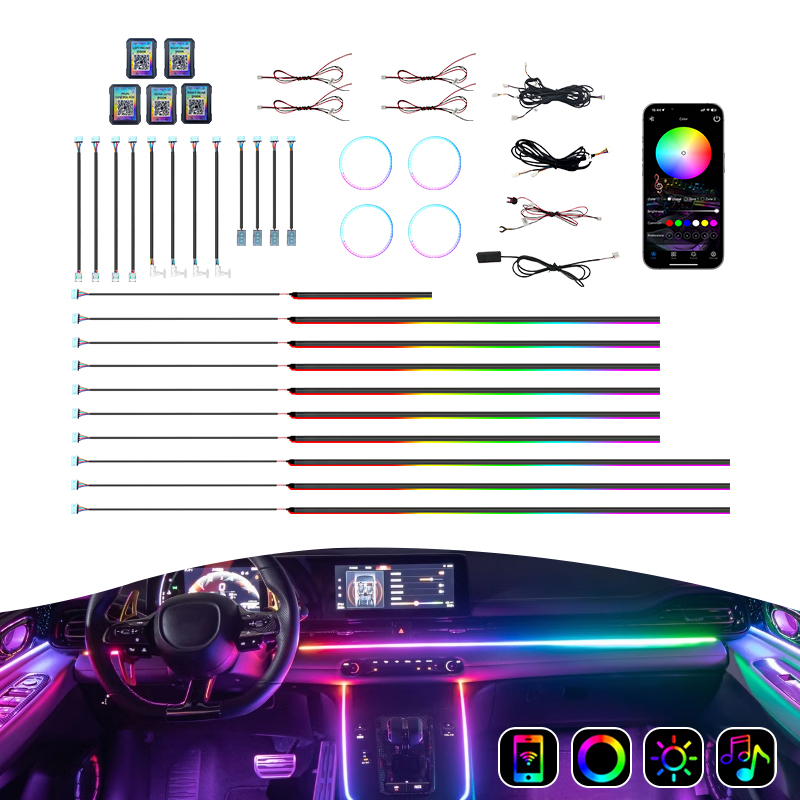 Лидер продаж: комплект автомоб – обзор и цена Ambient Led Strip