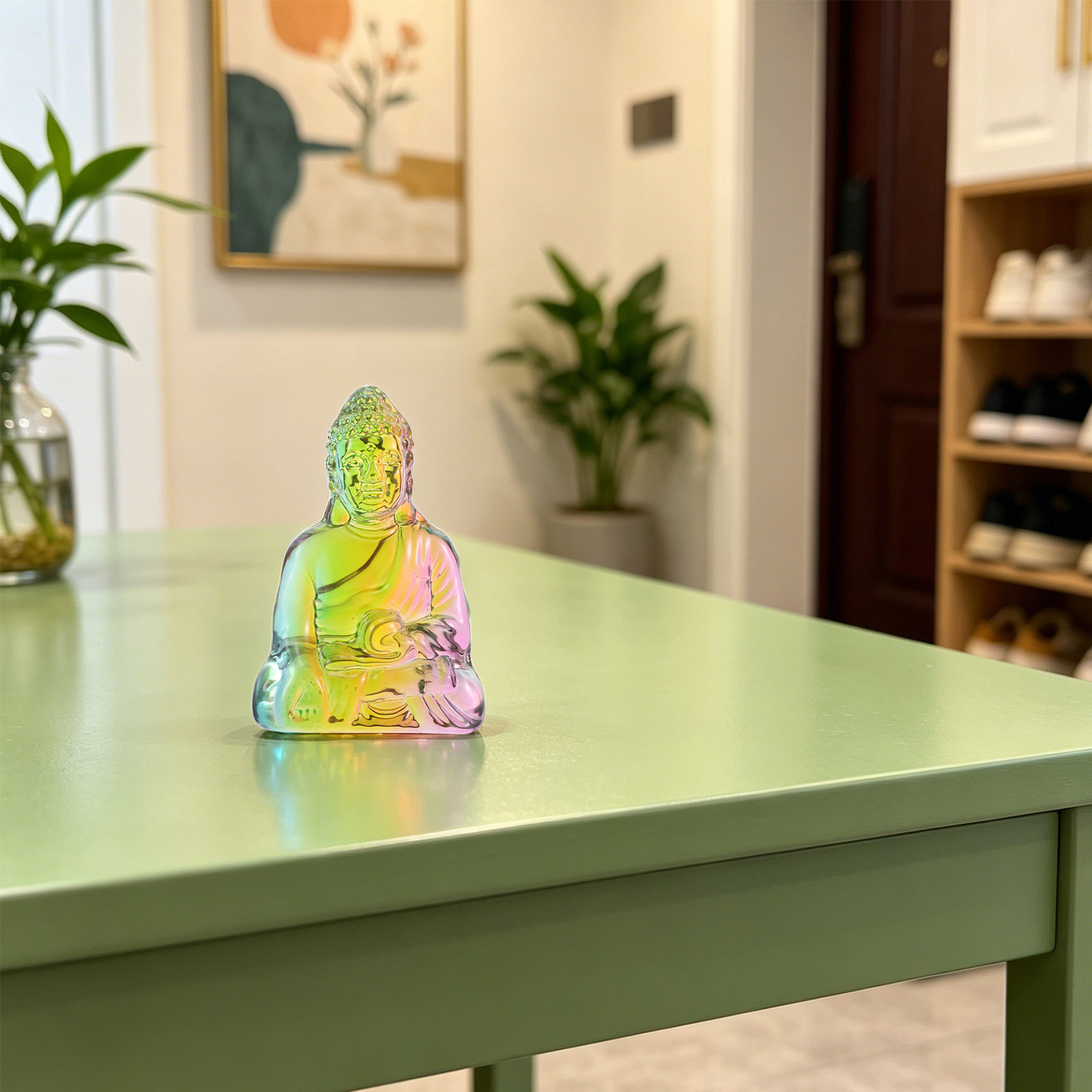 Статуэтка Будды из хрусталя, 4 – обзор и цена Office Lighting Decor