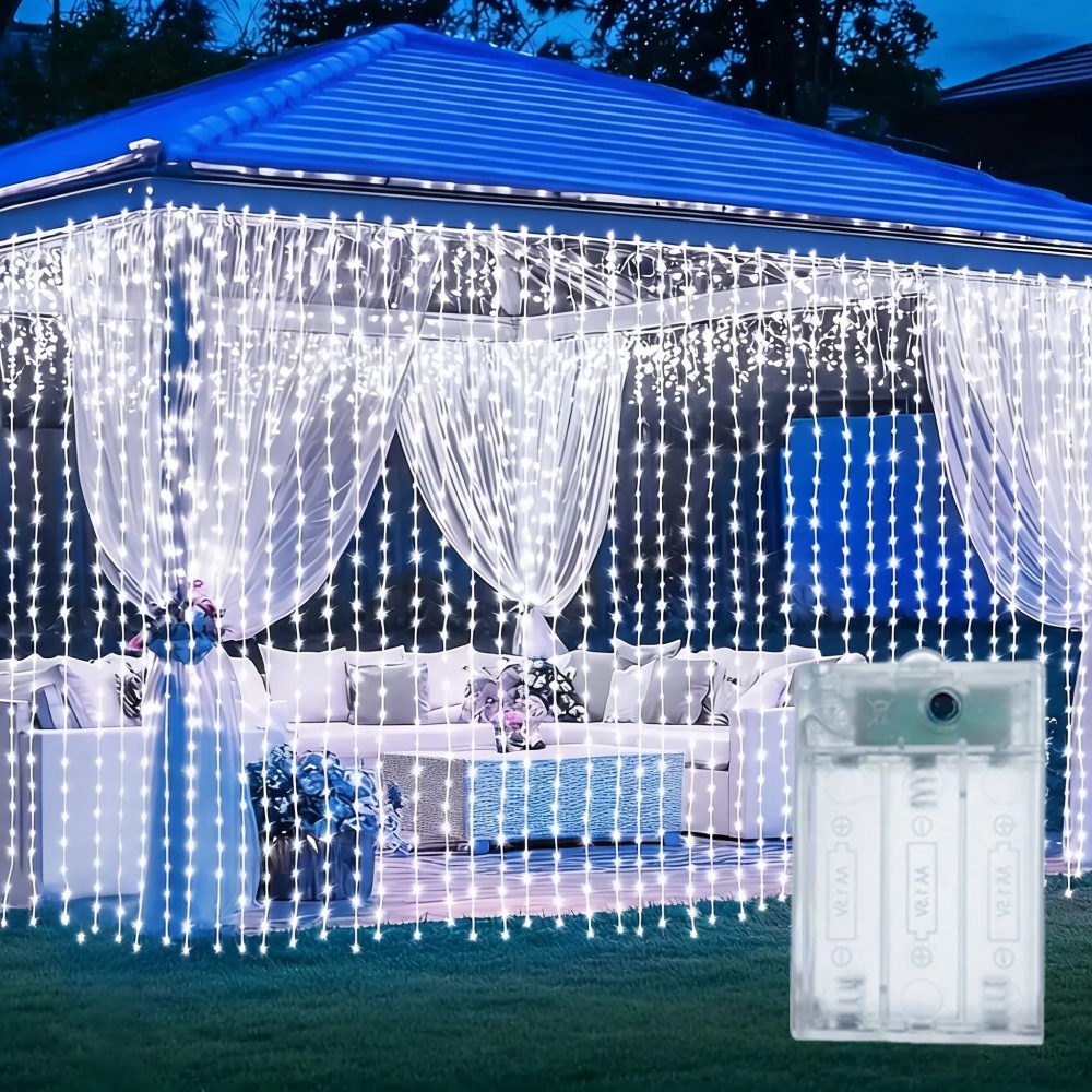 Светодиодная гирлянда-штора дл – обзор и цена Fairy Light Curtain