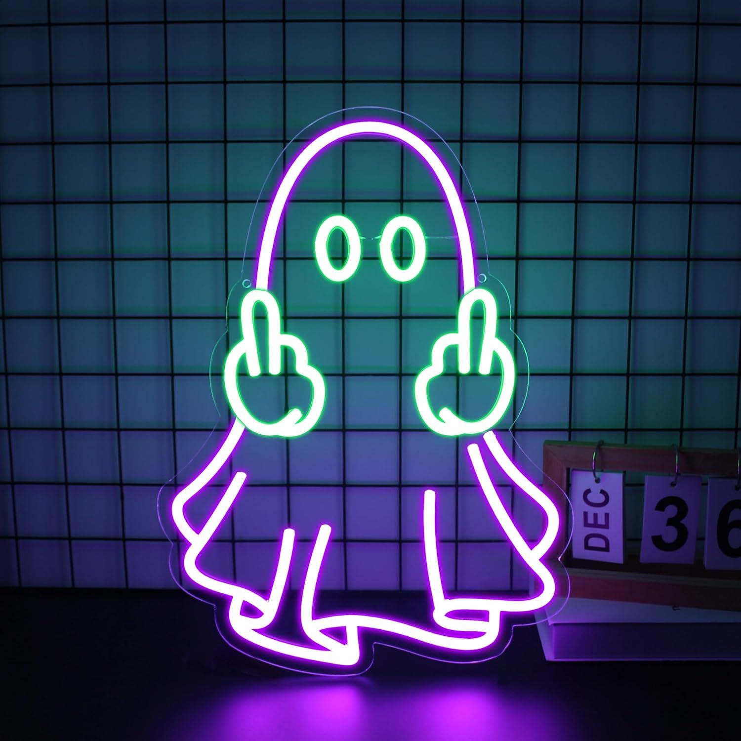 Неоновая вывеска «Призрак» с U – обзор и цена Lighting Decoration For Home