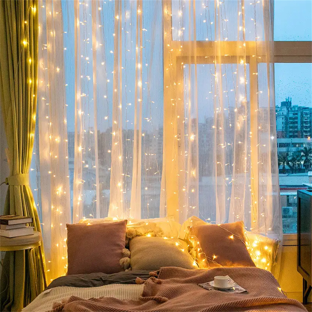 Рождественское домашнее украше – обзор и цена Fairy Light Curtain