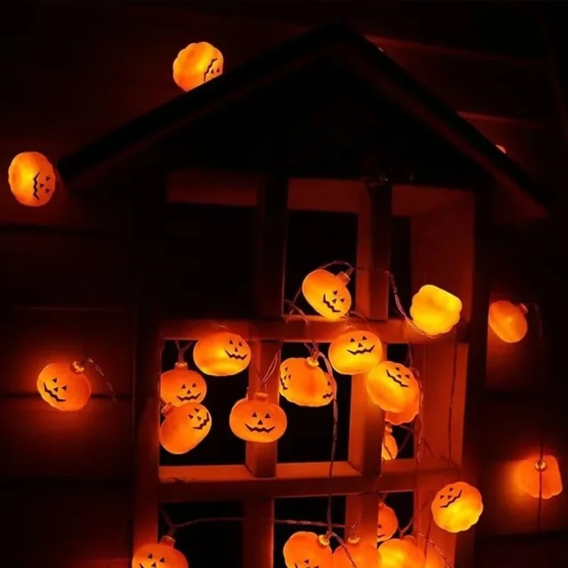 Гирлянда с тыквенными фонарями – обзор и цена String Light Outdoor