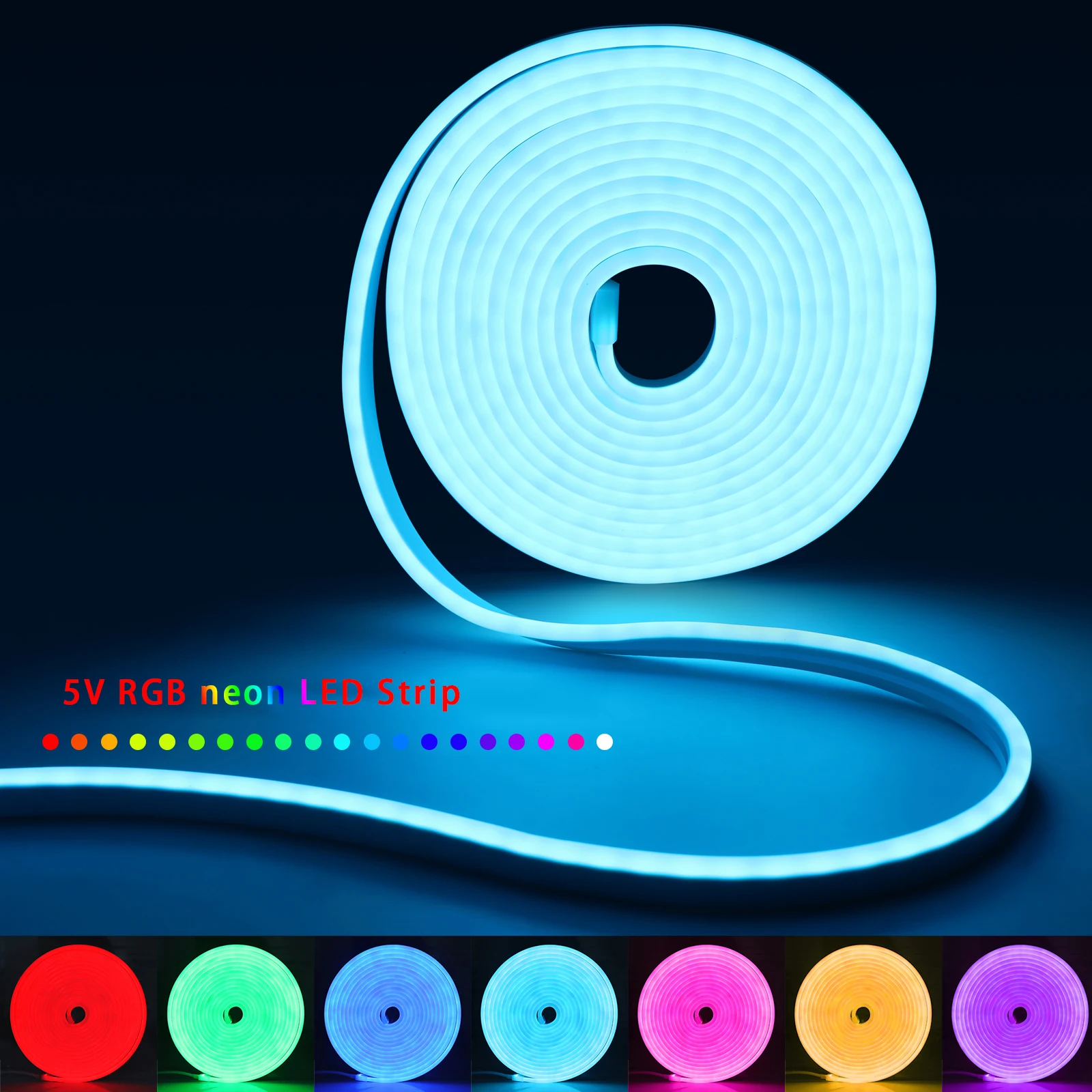 1-5 м RGB светодиодный неоновы – обзор и цена Lighting Decoration For Home