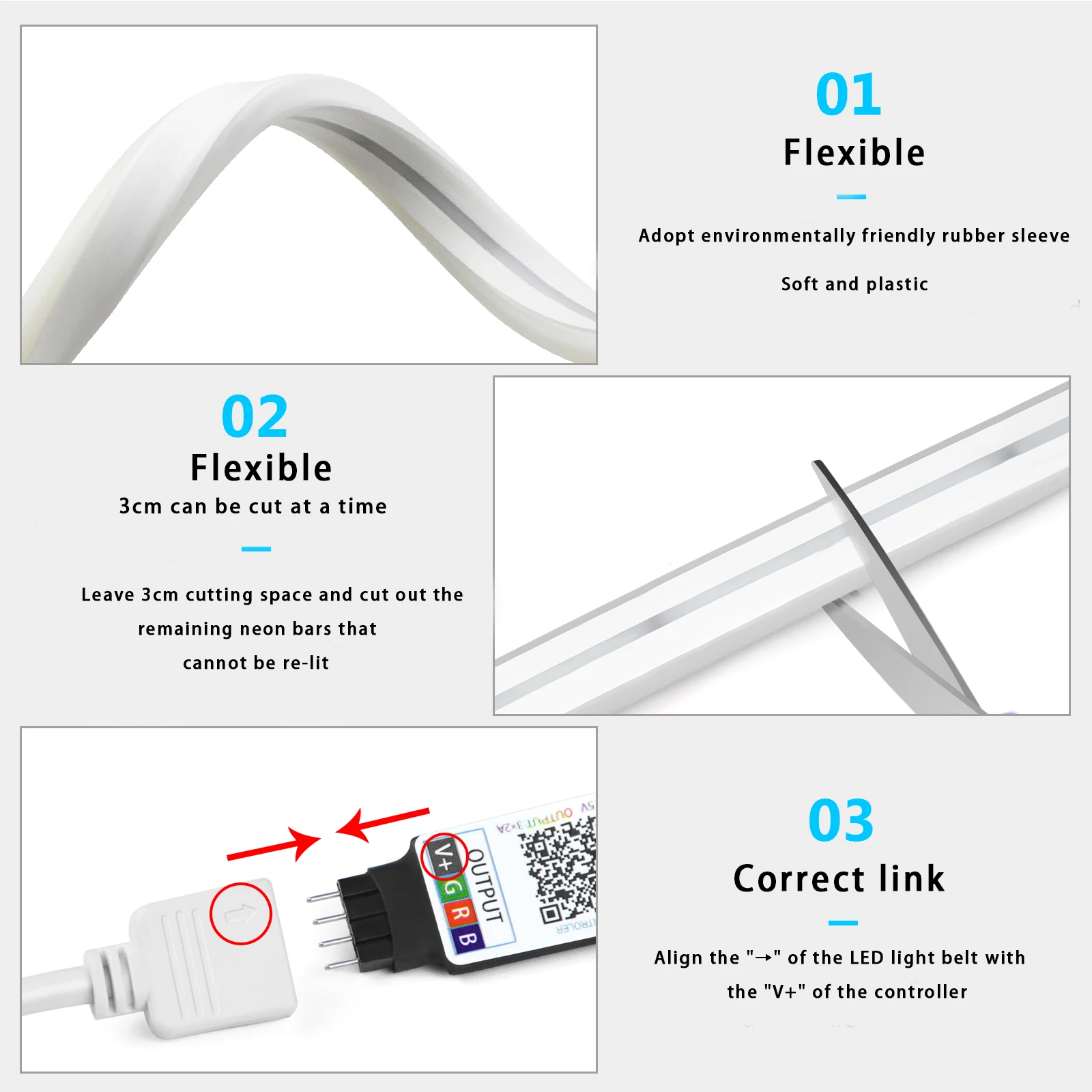 1-5 м RGB светодиодный неоновы – обзор и цена Lighting Decoration For Home